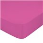 Drap housse HappyFriday BASIC KIDS Fuchsia 60 x 120 x 14 cm