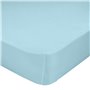 Drap housse HappyFriday BASIC KIDS Bleu 60 x 120 x 14 cm