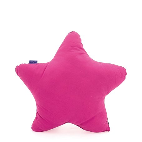 Coussin HappyFriday Basic Fuchsia Étoile 50 x 50 cm