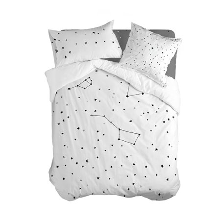 Housse de Couette HappyFriday Blanc Constellation  Multicouleur 260 x 220 cm