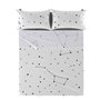 Drap HappyFriday Blanc Constellation Multicouleur 160 x 270 cm (Etoiles)