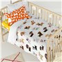 Parure de couette HappyFriday Mr Fox Dogs Multicouleur Lit de bébé 2 Pièces