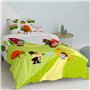 Parure de couette HappyFriday Mr Fox Piggys  Multicouleur Lit 1 persone 2 Pièces