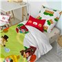 Parure de couette HappyFriday Mr Fox Piggys  Multicouleur Lit 1 persone 2 Pièces