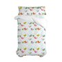 Parure de couette HappyFriday Mr Fox Little birds Multicouleur Lit 1 persone 2 Pièces