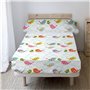 Jeu de draps HappyFriday Mr Fox Little Birds Multicouleur Lit 1 persone 2 Pièces