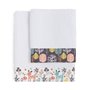 Ensemble de serviettes de toilette HappyFriday Moshi Moshi Woodland Multicouleur 2 Pièces