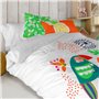 Housse de coussin HappyFriday Moshi Moshi Pretty Parrots Multicouleur 50 x 30 cm