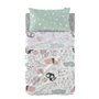 Jeu de draps HappyFriday Moshi Moshi Best buddies  Multicouleur Lit de bébé 2 Pièces