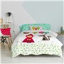 Parure de couette HappyFriday Mr Fox Grandma  Multicouleur Lit 1 persone 2 Pièces