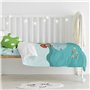 Parure de couette HappyFriday Happynois Pirata Multicouleur Lit de bébé 2 Pièces