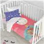 Parure de couette HappyFriday Happynois Moon Dream Multicouleur Lit de bébé 2 Pièces