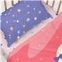 Jeu de draps HappyFriday Happynois Moon Dream Multicouleur Lit de bébé 2 Pièces