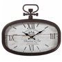 Horloge Murale Alexandra House Living Blanc Marron Métal 45 x 2 x 40 cm