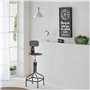 Horloge Murale Alexandra House Living Noir verre Fer Bois MDF 76 x 3 x 36 cm