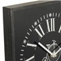 Horloge Murale Alexandra House Living Noir verre Fer Bois MDF 76 x 3 x 36 cm