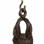 Cloche Alexandra House Living Marron Cuivre Bois Corde Fer 16 x 72 x 48 cm