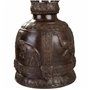 Cloche Alexandra House Living Marron Cuivre Bois Corde Fer 16 x 72 x 48 cm