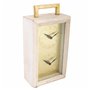 Horloge de table Alexandra House Living Laiton verre Fer Bois de manguier 9 x 30 x 15 cm