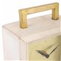 Horloge de table Alexandra House Living Laiton verre Fer Bois de manguier 9 x 30 x 15 cm