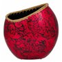 Vase Alexandra House Living Noir Rouge Céramique 18 x 37 x 35 cm