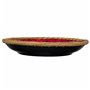 Centre de Table Alexandra House Living Noir Rouge Argenté Céramique 32 x 6 x 32 cm