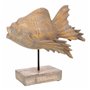 Figurine Décorative Alexandra House Living Gris Brun foncé Bois Fer Poisson 31 x 24 x 30 cm