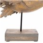 Figurine Décorative Alexandra House Living Gris Brun foncé Bois Fer Poisson 31 x 24 x 30 cm