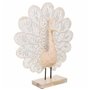 Figurine Décorative Alexandra House Living Naturel verre Bois MDF Paon 53 x 12 x 46 cm