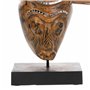 Masque Alexandra House Living Marron Bois verre Algues marines 50 x 12 x 38 cm