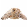 Figurine Décorative Alexandra House Living Blanc Naturel Bois verre Tortue 8 x 20 x 31 cm