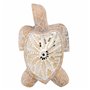 Figurine Décorative Alexandra House Living Blanc Naturel Bois verre Tortue 8 x 20 x 31 cm