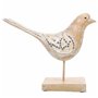 Figurine Décorative Alexandra House Living Blanc Naturel Bois verre Oiseau 26 x 12 x 30 cm