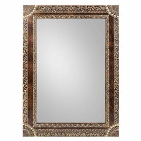 Miroir mural Alexandra House Living verre Bois MDF 1 x 57 x 42 cm