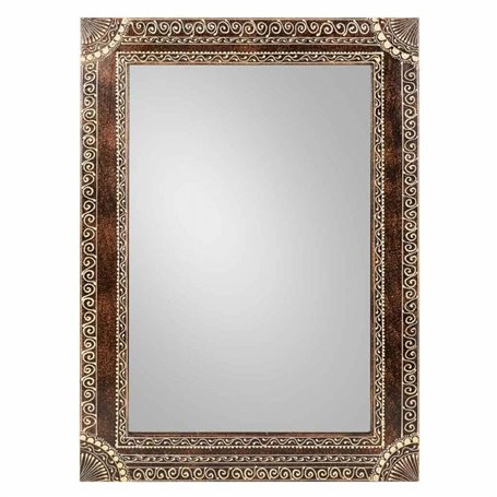 Miroir mural Alexandra House Living verre Bois MDF 1 x 57 x 42 cm