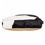 Coussin Alexandra House Living Blanc Noir Cuir 10 x 48 x 48 cm