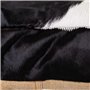 Coussin Alexandra House Living Blanc Noir Cuir 10 x 48 x 48 cm