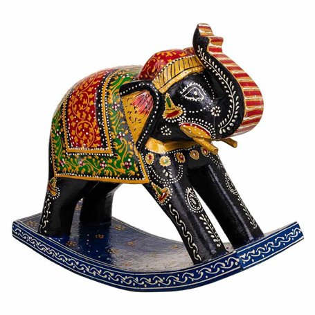 Figurine Décorative Alexandra House Living Bois de manguier Eléphant 10 x 22 x 28 cm