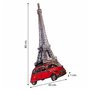 Plaque Murale Alexandra House Living Fer Tour Eiffel 80 x 1 x 43 cm