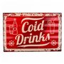 Plaque Murale Alexandra House Living Cold Drink Fer 59 x 1 x 40 cm