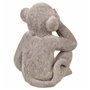 Figurine Décorative Alexandra House Living Gris Polyrésine Singe 26 x 40 x 34 cm