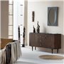 Miroir mural Alexandra House Living Doré Gris foncé Bois MDF 2 x 80 x 50 cm