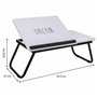 Bureau pliant Alexandra House Living Blanc 35 x 20 x 61 cm