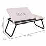 Bureau pliant Alexandra House Living Blanc 35 x 20 x 61 cm