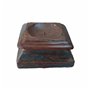 Pot à Bougie Alexandra House Living Marron Acacia Bois de manguier 22 x 12 x 22 cm