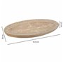 Centre de Table Alexandra House Living Blanc Naturel Bois de manguier 19 x 3 x 38 cm