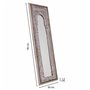 Miroir mural Alexandra House Living Blanc Bois MDF 1 x 90 x 30 cm