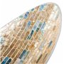 Centre de Table Alexandra House Living Bleu Beige Papier Capiz 18 x 13 x 48 cm