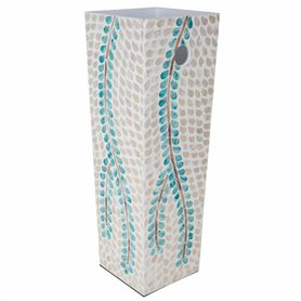 porte-parapluie Alexandra House Living Bleu Crème 19 x 58 x 19 cm