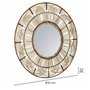 Miroir mural Alexandra House Living Marron 3 x 61 x 61 cm